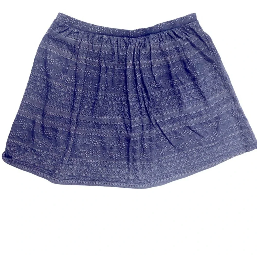 OLD NAVY Girl’s Chambray Blue Eyelet Skort